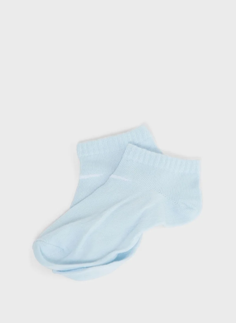 Nike Kids 6 Pack Metallic Swoosh Low Socks