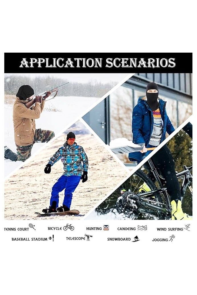 2 Pack Ski Mask for Men Women,Summer Masks Full Head Cover Motorcycle Helmet Sun UV Protection - Image 5