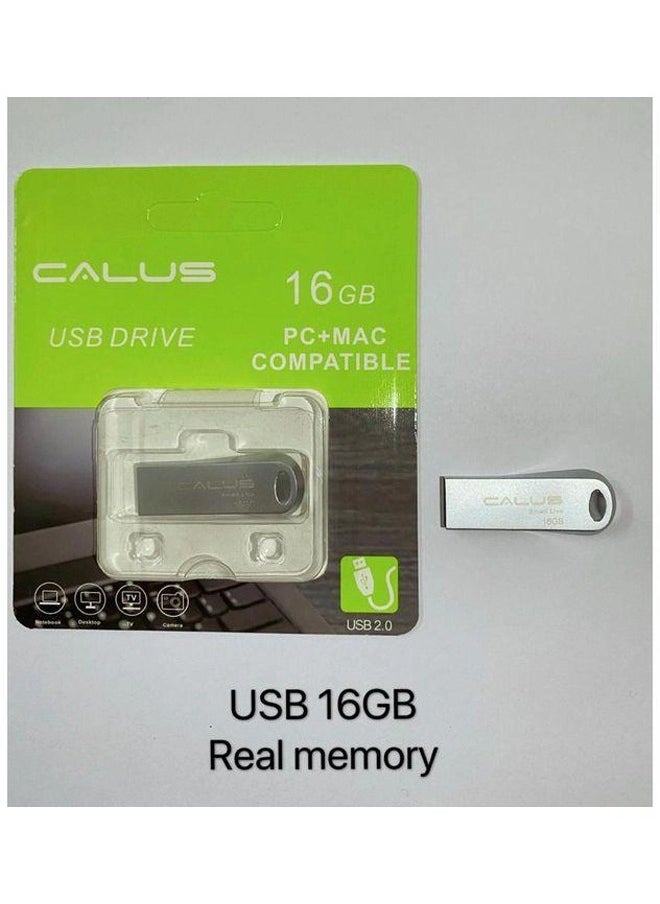 CALUS New Calus USB 2.0 16GB Pen Drive High Speed Waterproof Pendrive USB Flash Drive PC+MAC Compatible Computer Accessories 