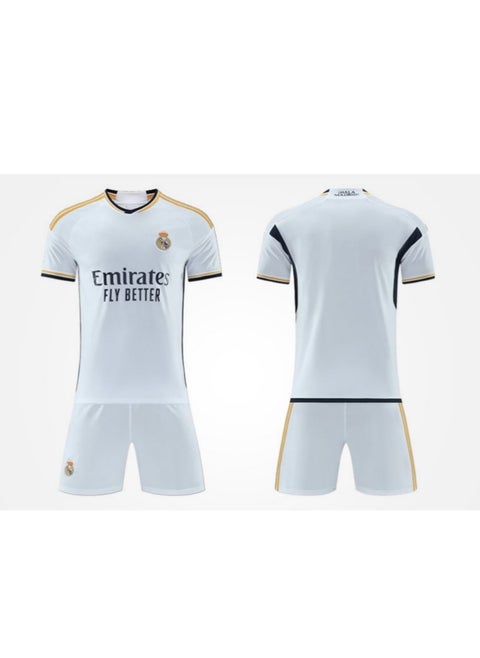 M MIAOYAN Benzema Real Madrid Club Adult Unnumbered Football Jersey