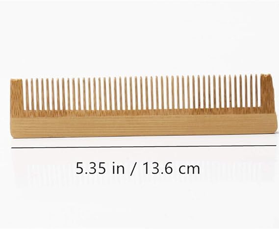 INSIME Wooden Pocket comb for men | Small Comb for women purse | Travel hair comb for men & women mini comb | Neem Wood Travel comb pocket kangi - Image 2