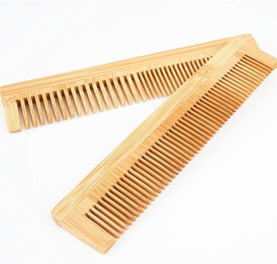 INSIME Wooden Pocket comb for men | Small Comb for women purse | Travel hair comb for men & women mini comb | Neem Wood Travel comb pocket kangi - Image 3