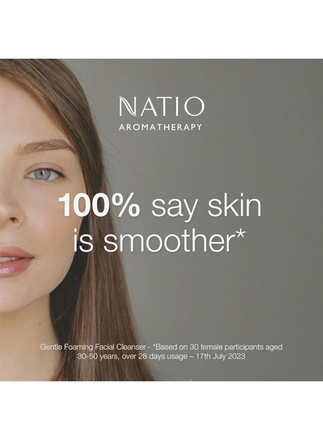 Natio Aromatherapy Gentle Foaming Facial Cleanser, 100 ml - Face Cleanser with Aloe Vera - Face Wash for Moisture Balance for All Skin Types - Image 4