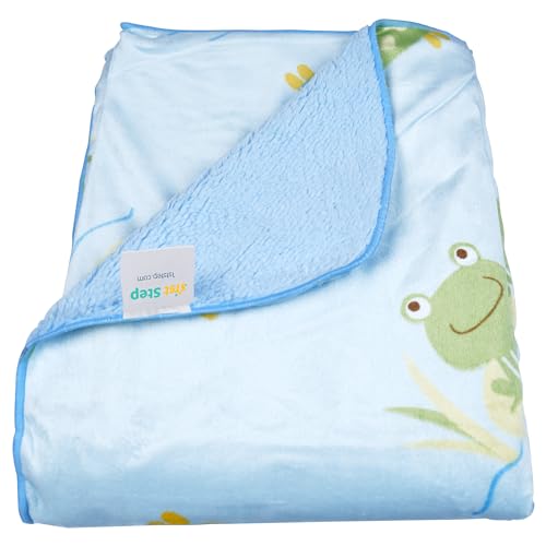 1ST STEP Printed Fleece Blanket (Frog) - Image 1