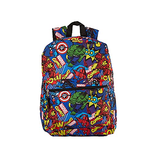 RALME Marvel Comics Avengers Incredible Hulk, Captain America, Spiderman Backpack for Kids, 16 inch - Image 1