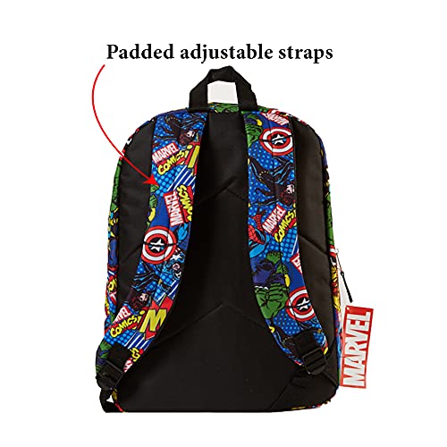 RALME Marvel Comics Avengers Incredible Hulk, Captain America, Spiderman Backpack for Kids, 16 inch - Image 3