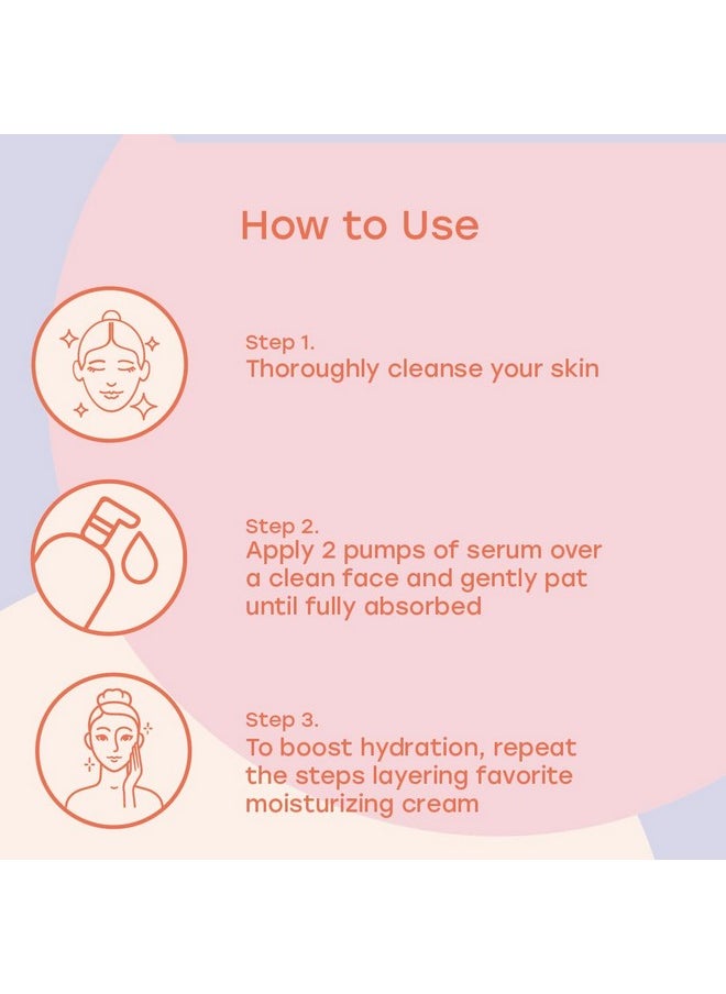WHITE RABBIT - Pink Guava Brightening Serum Niacinamide & Hyaluronic Acid Lightweight Hydrating Guava Extract Korean Skincare Brighten & Smooth Skin For A Healthy Glow - Image 1