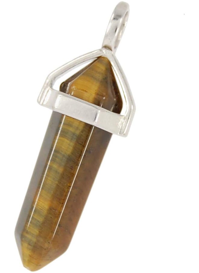 Generic - Natural Stone Crystal Gemstone Pendant Necklace Charm - Image 1