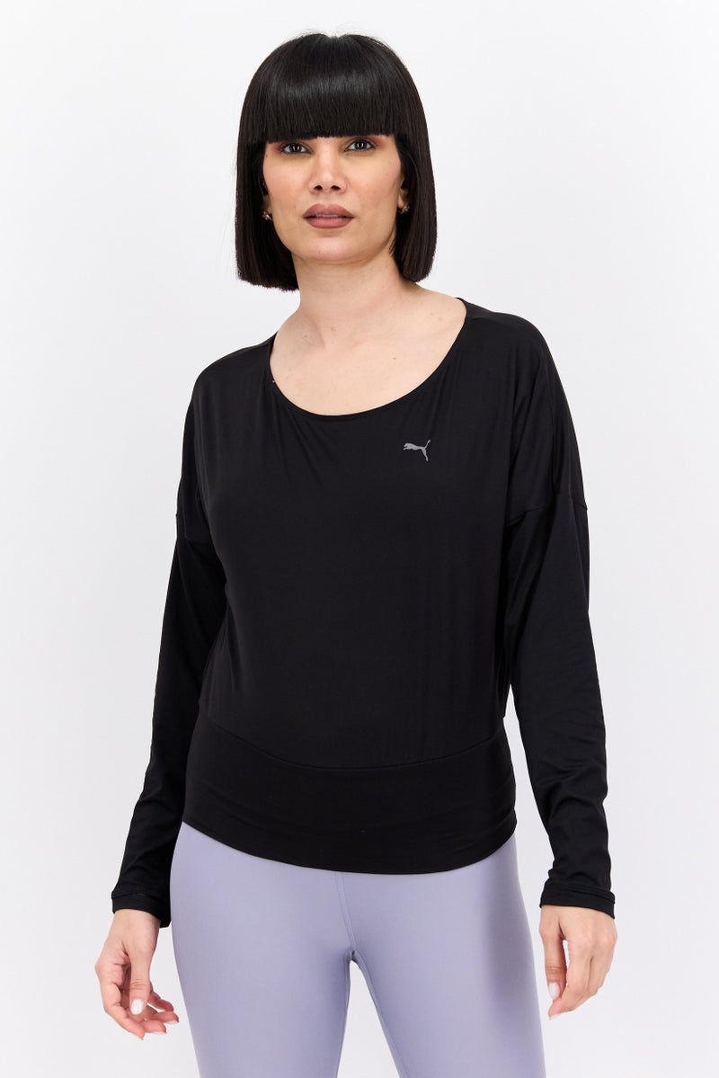 PUMA Women Sportswear Fit Long Sleeves Training Top, Black  - Image 1