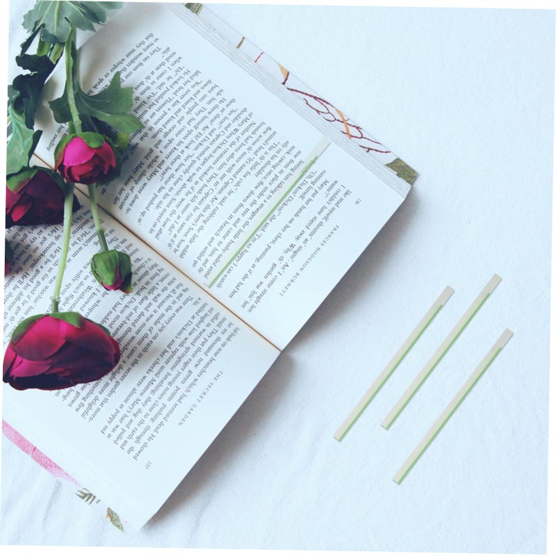 Transparent Sticky Index Tabs 2 Sets Book Annotation Page Markers for Students Readers - Image 4