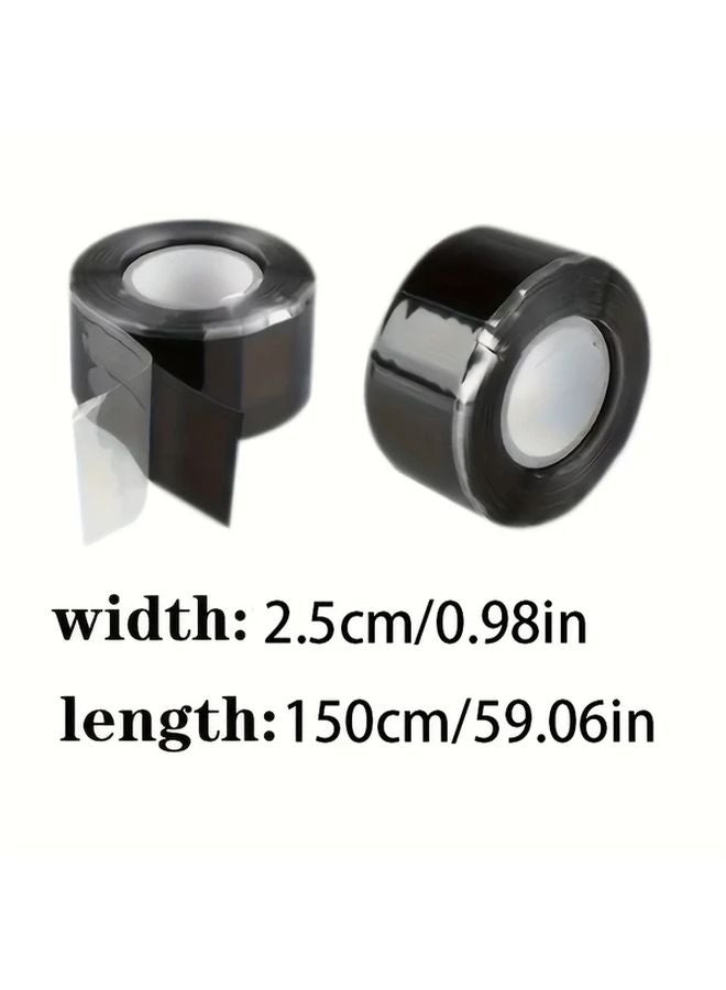 Black Self Adhesive Silicone Pipe Repair Tape 1pc Durable Leak Proof Sealant For Plumbing - Image 3