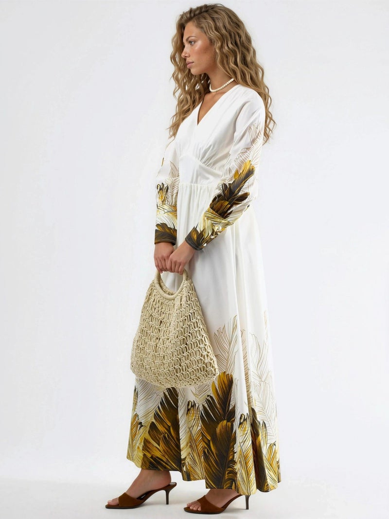 Jennyfer Tropical Floral Print Maxi Dress - Image 2