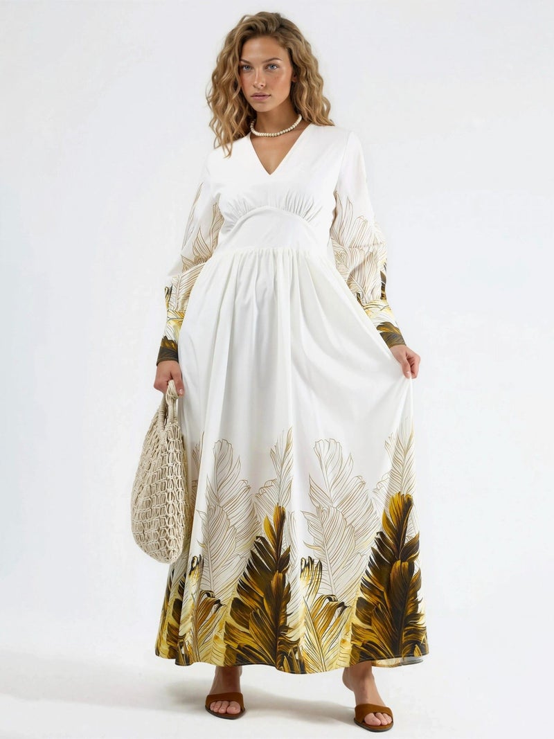 Jennyfer Tropical Floral Print Maxi Dress - Image 4