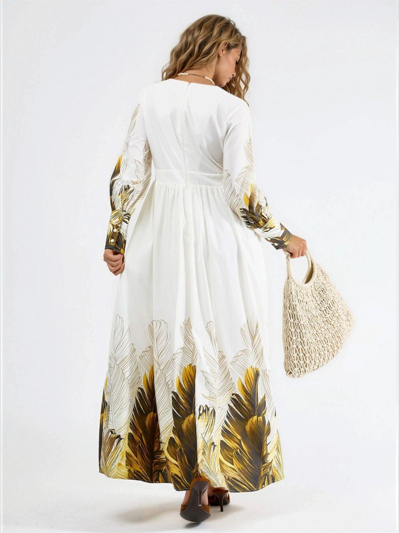 Jennyfer Tropical Floral Print Maxi Dress - Image 3
