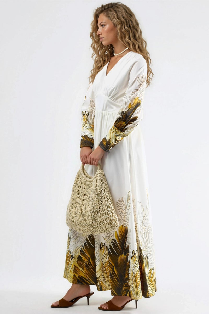 Jennyfer Tropical Floral Print Maxi Dress - Image 2