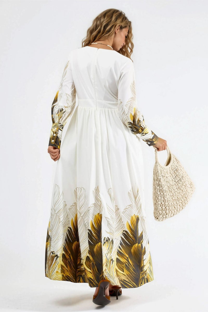 Jennyfer Tropical Floral Print Maxi Dress - Image 3