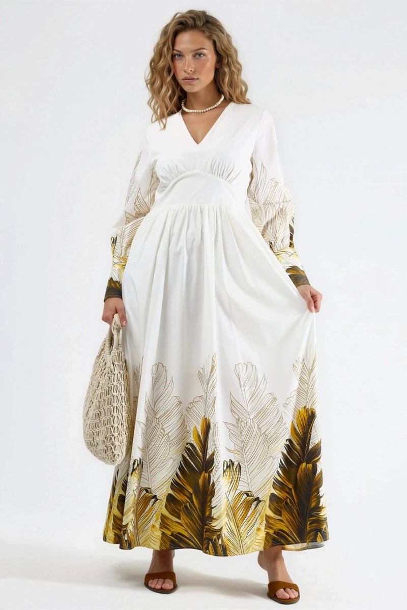 Jennyfer Tropical Floral Print Maxi Dress - Image 4
