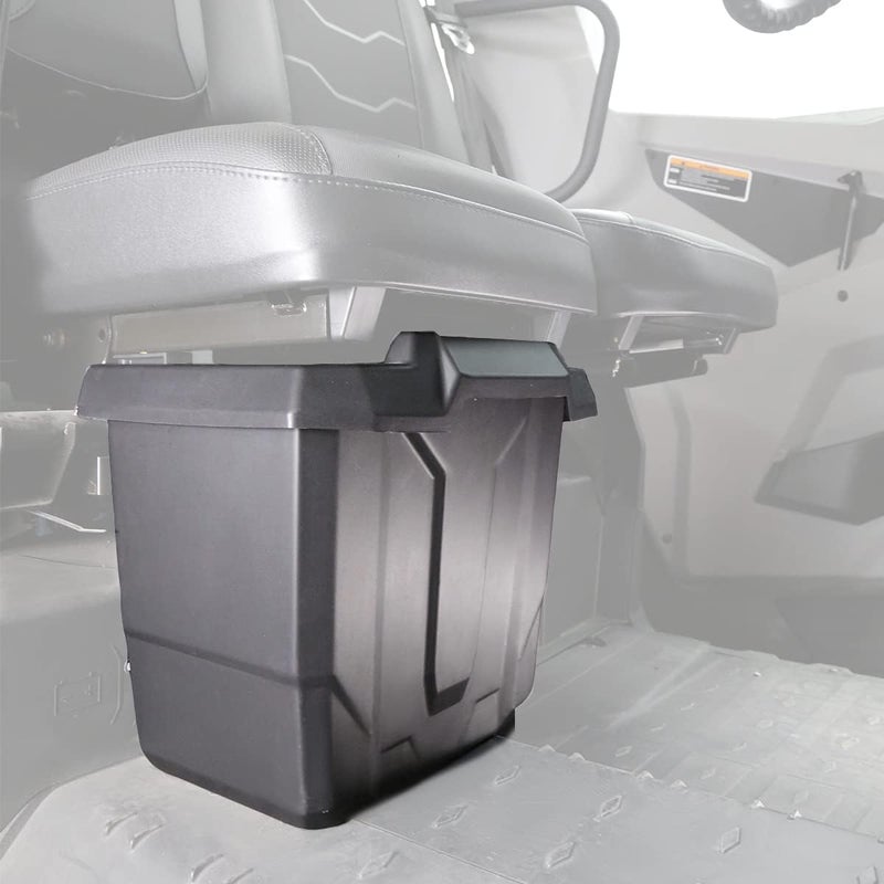 CPOWACE Black Under Seat Storage Box for Can Am Defender HD8/HD10/HD5/Max HD8/Max HD10 (2016-2021) - Image 3