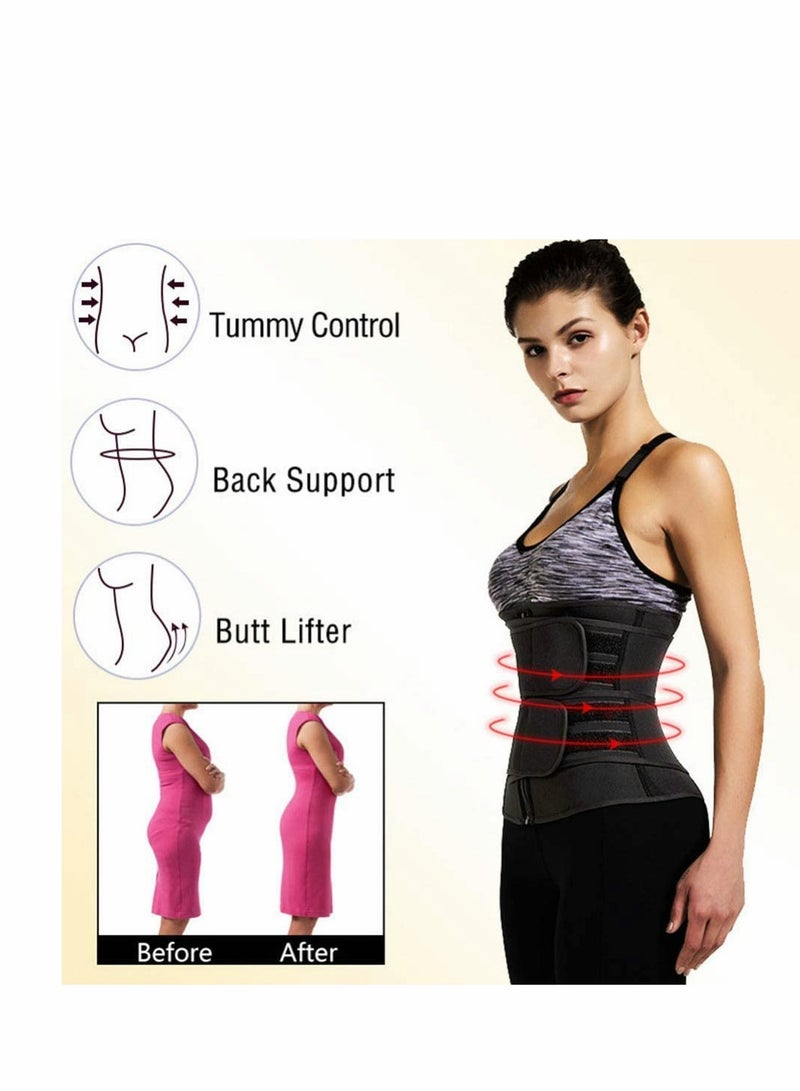 KASTWAVE Women Corset Belt Waist Trainer,New Waist for Women, Waist Trainer for Women Slimming Body Shaper, Adjustable Comfortable Back Braces for Lower... - Image 3