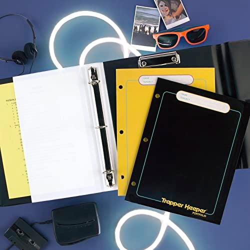 Mead Trapper Keeper Binder, Retro Design, 1 Inch Binder with Folders and Pockets, Holds 8-1/2" x 11" Paper, Glow (260038FM-ECM) - Image 4