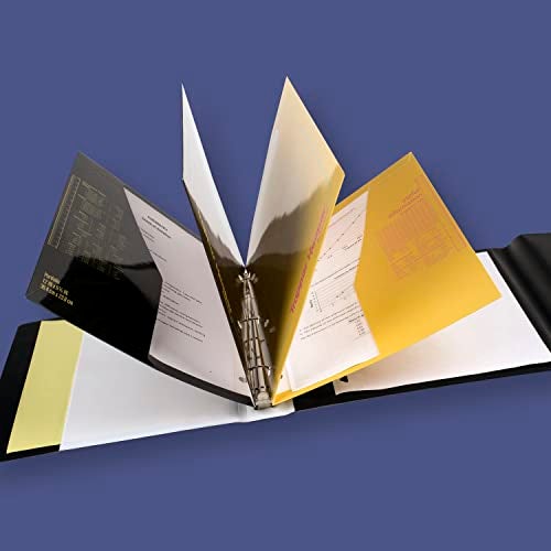 Mead Trapper Keeper Binder, Retro Design, 1 Inch Binder with Folders and Pockets, Holds 8-1/2" x 11" Paper, Glow (260038FM-ECM) - Image 2