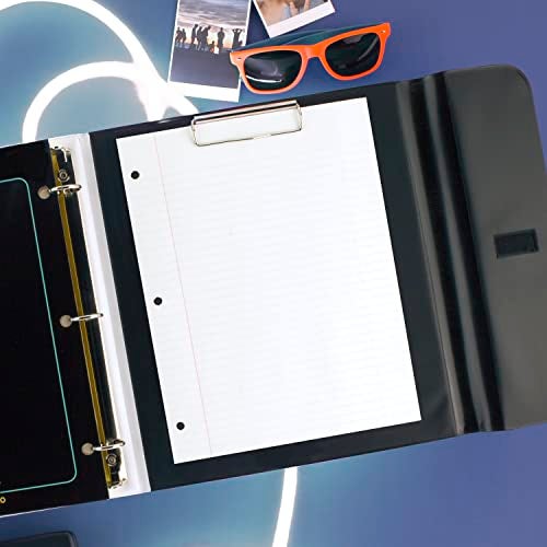 Mead Trapper Keeper Binder, Retro Design, 1 Inch Binder with Folders and Pockets, Holds 8-1/2" x 11" Paper, Glow (260038FM-ECM) - Image 5