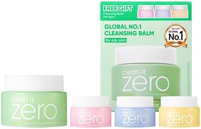 BANILA CO بالنلا كو كلين إت زيرو بلسم تنظيف أصلي بحجم كبير مزيل مكياج كوري منظف وجه مرطب لجميع أنواع البشرة نباتي مصنوع من توت الأسييولا فيتامين سي 180 مل 608 أونصة سائلة