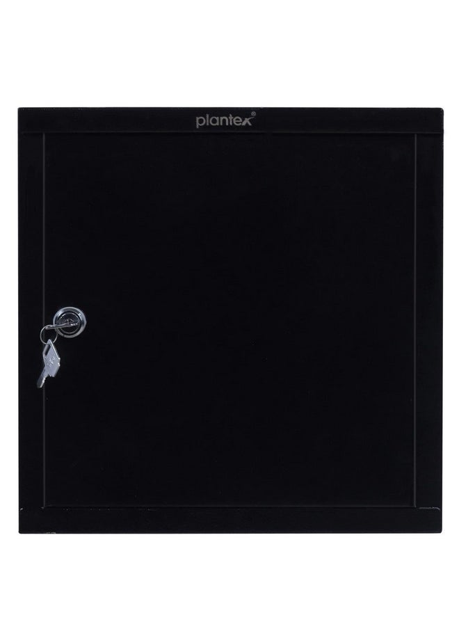 plantex Plantex GI Metal Key Storage Box/Key Cabinet with 25 Key-Holders with Lock for Home/Key Holder for Home/Hotel/Companies/Office - Wall Mount (Black)  - Image 3