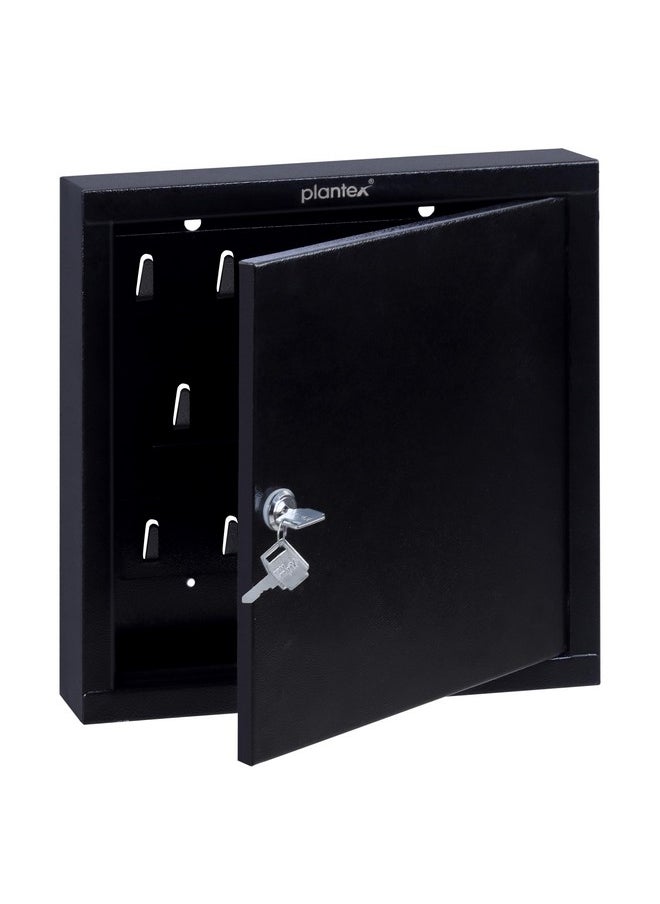 plantex Plantex GI Metal Key Storage Box/Key Cabinet with 25 Key-Holders with Lock for Home/Key Holder for Home/Hotel/Companies/Office - Wall Mount (Black)  - Image 5
