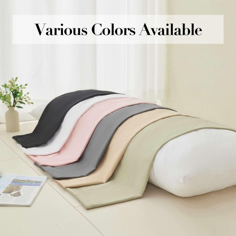 DOWNSTORIA Body Pillow Cover, Ultra Soft Microfiber Long Pillowcase, Envelope Closure Large Pillow Cases 20x54 inch (Pink) - Image 5