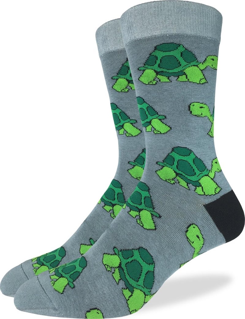 Good Luck Sock Men's Turtle Socks, Adult, Shoe Size 7-12 - Image 4