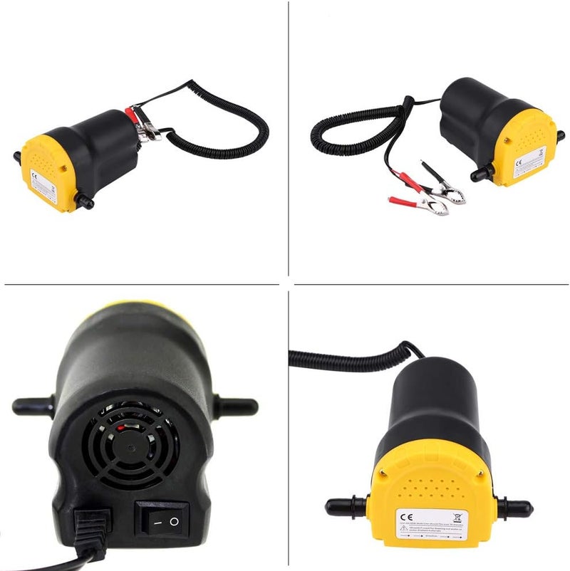 klarako Oil Change Pump Extractor 12v 60w Oil Extractor Pump Oil Pump Extractor, Oil Fluid Scavenge Suction Oil Transfer Pump Suction Transfer Pump Changing Oil for Boat Tubes Truck RV ATV - Image 3