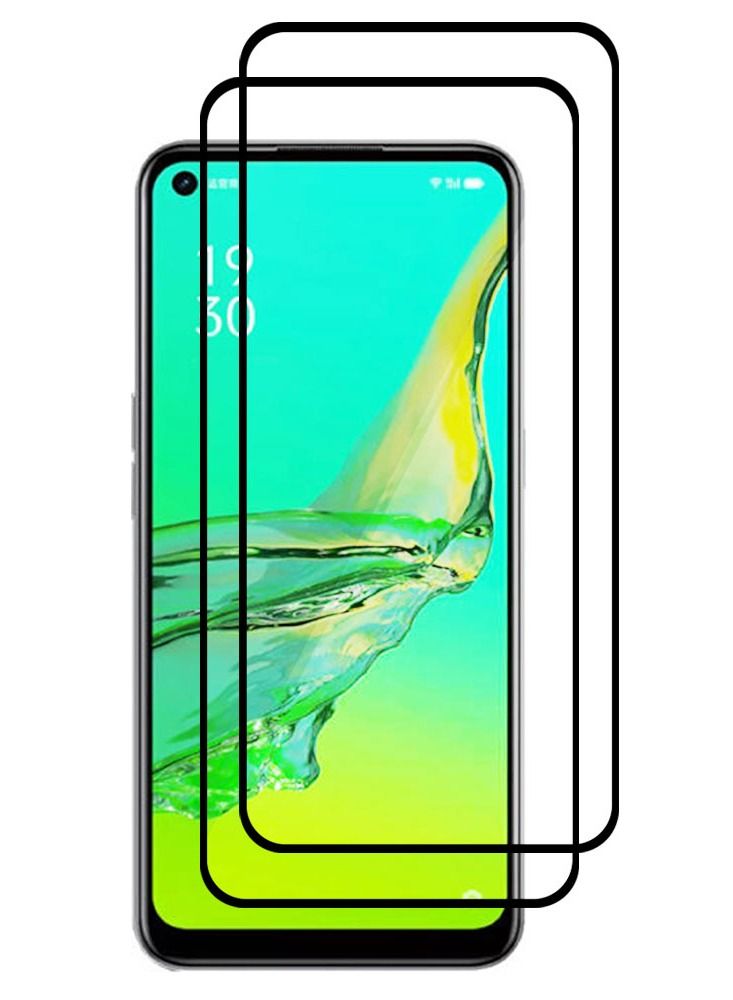 CATANES 2 Pack For Oppo A11s Screen Protector Tempered Glass Full Glue Back - Image 2