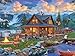White Mountain 500 Piece Jigsaw Puzzle Spring Scenic Lake Puzzles with Large Pieces Gift for Adults and Family 18x24 Cabin Retreat - Image 2