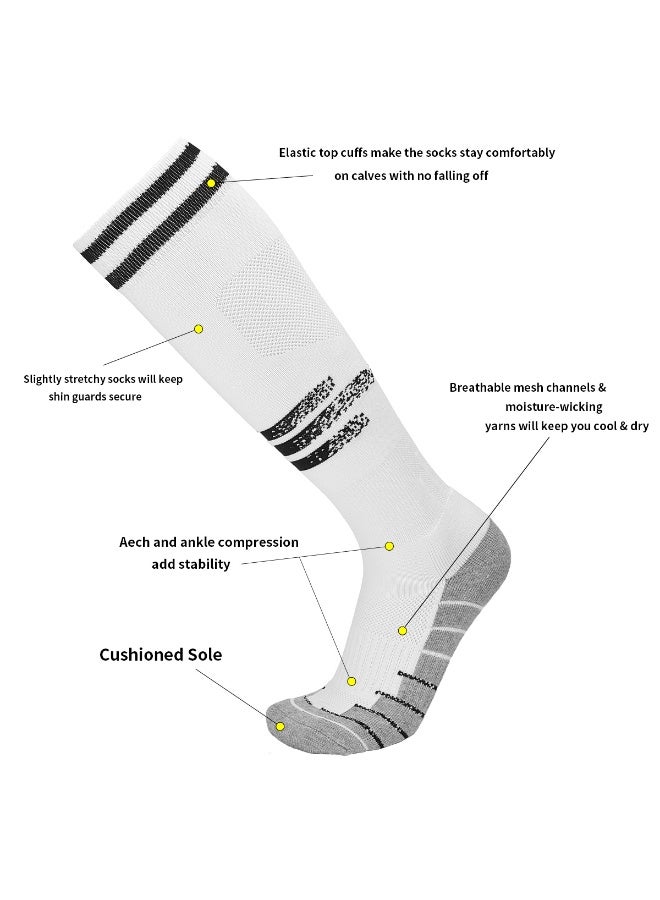 SKY WING Mens Baseball Socks Football Softball Knee High Sock Unisex Athletic Soccer Socks  1/2/3/4 Pairs for Youth Adult  Men and Women - Image 5