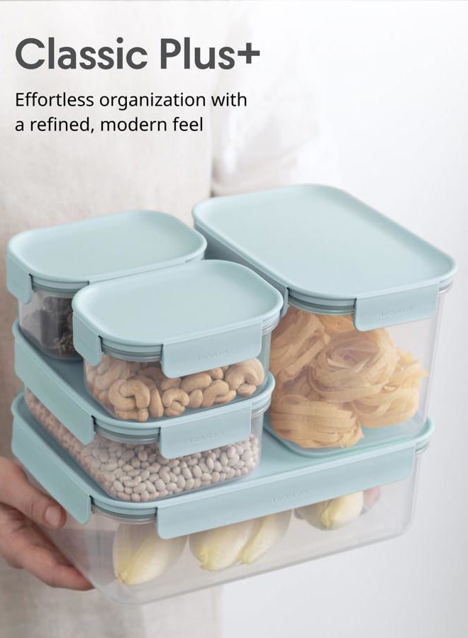 LocknLock Classic Plus Rectangle Food Container – 2.75L Mint, 4-Side Locking, Stackable & Leakproof - Image 5