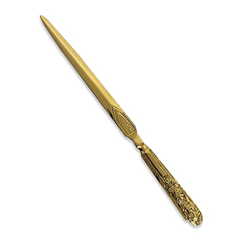 Thorness Embossed Brass Letter Opener - Image 1