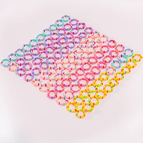 TAANGTHOSE Baby Hair Ties 200PCS Cotton Mini Seamless Hair Bands for Toddlers Girls 1 Inch in Diameter 5 ColorsSoft SeamlessNO HAIR DAMAGE - Image 3