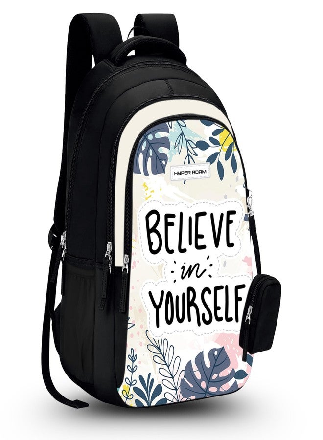 Hyper Adam School 35 l Backpack For College Travel Tution Backpack Office Multipurpose Picnic Bag for Boys & Girls Extra Pouch Included