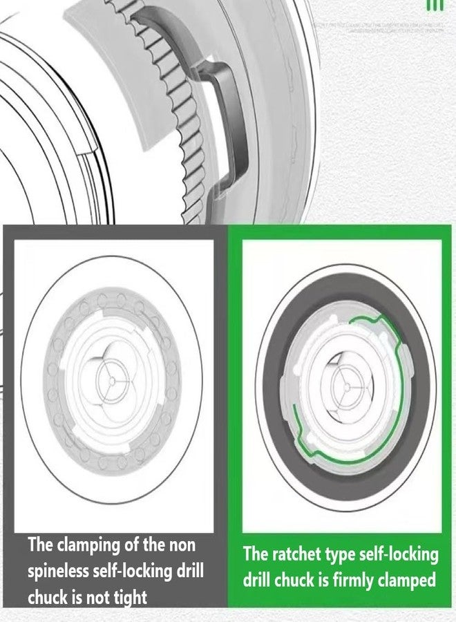 AOMUCH 1/2-20UNF Mount 2~13mm Self-tightening Drill Chuck is suitable for multiple purposes. It is a keyless drill chuck and can be used as a hand drill chuck - Image 3