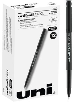 Onyx Rollerball Stick Pen 12 Pack 0.7Mm Fine Black Pens Gel Ink Pens Office Supplies Pens Ballpoint Pen Colored Pens Gel Pens Fine Point Smooth Writing Pens - pzsku/ZEC894399C4609BA127F0Z/45/_/1722501077/e5ddc89f-dd3a-4b11-85a6-a138f8ff1926