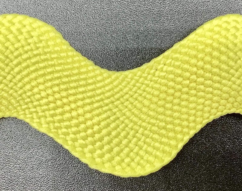 TrimPlace 1-1/8 inch Jumbo RIC Rac 12 Yards (Canary) - Image 1