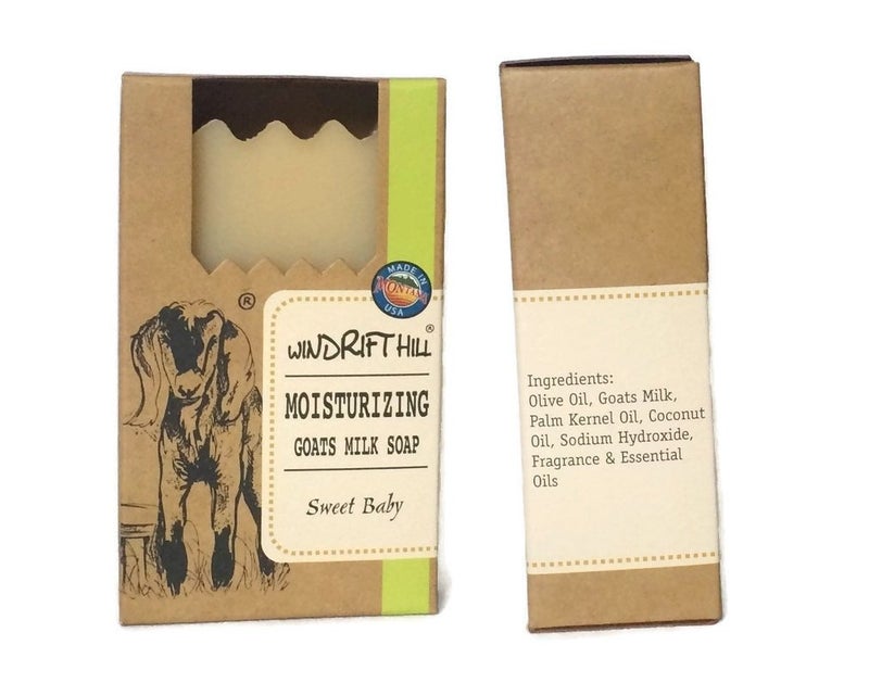 Windrift Hill Sweet Baby Moisturizing Goats Milk Soap