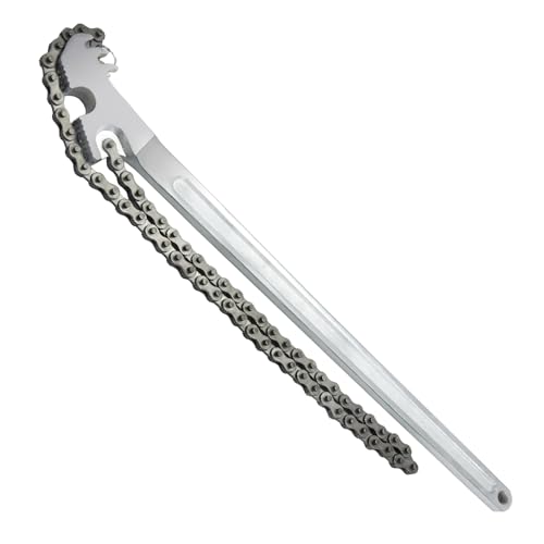 AUPREX 24 Inch Heavy Duty Carbon Steel Pipe Wrench, Fits Max 12 Inch Diameter, Adjustable Large Chain Oil Filter Wrench for Universal Use - Image 1