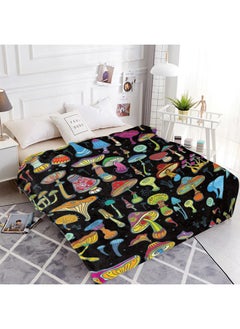 Sowide Mushroom Decor Blanket Lightweight Funny Jellyfish Shape Mushrooms Throw Blanket for Couch Sofa Bed Mushroom Decor Birthday Gifts Blankets for Adult Baby Kids Pet Blanket All Season 40"x50"  - Image 4