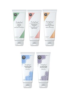 Fix My Curls Fix My Curls Complete Curl Care Travel Kit| Cleansing Shampoo, Moisturizing Shampoo, Hydrating Conditioner, Hair Butter & Curl Quenching Gelly for Soothing, Moisturizing & Defining Curls|50ml Each  - Image 1