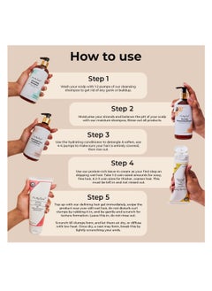Fix My Curls Fix My Curls Complete Curl Care Travel Kit| Cleansing Shampoo, Moisturizing Shampoo, Hydrating Conditioner, Hair Butter & Curl Quenching Gelly for Soothing, Moisturizing & Defining Curls|50ml Each  - Image 3