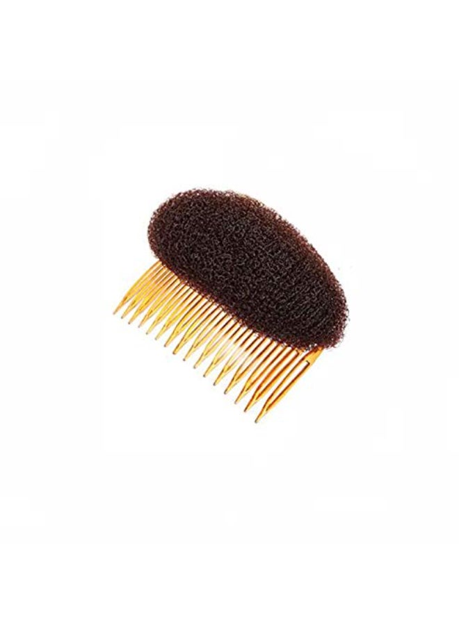 SYBL 2Pcs Charming Bump It Up Volume Inserts Hair Comb Hair Stick Bun Maker Tool Do Beehive Hair Base Styling Accessories For Women Lady Girl1 Black1 Brown - Image 4