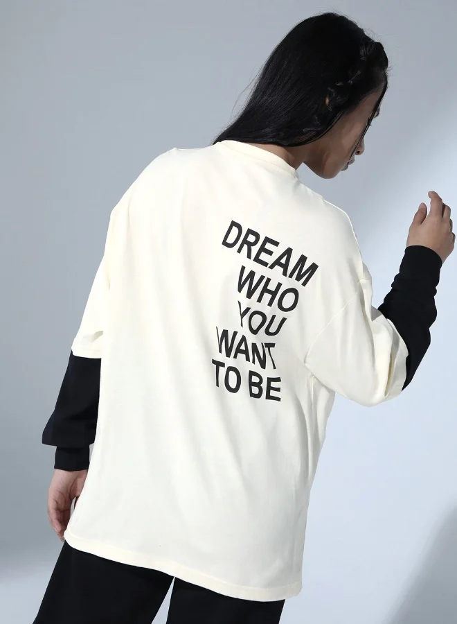 Hubberholme White T-Shirt For Women
