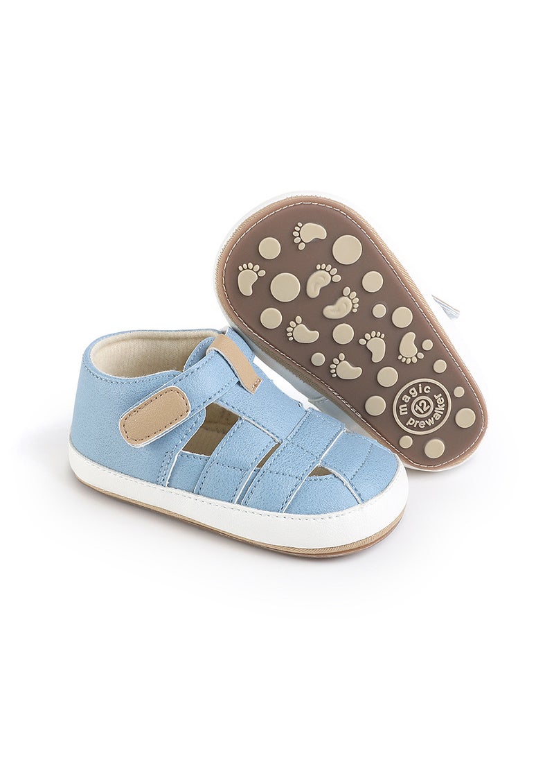 Generic Infant Walking Shoes Spring Autumn 0-1 Year Light blue 